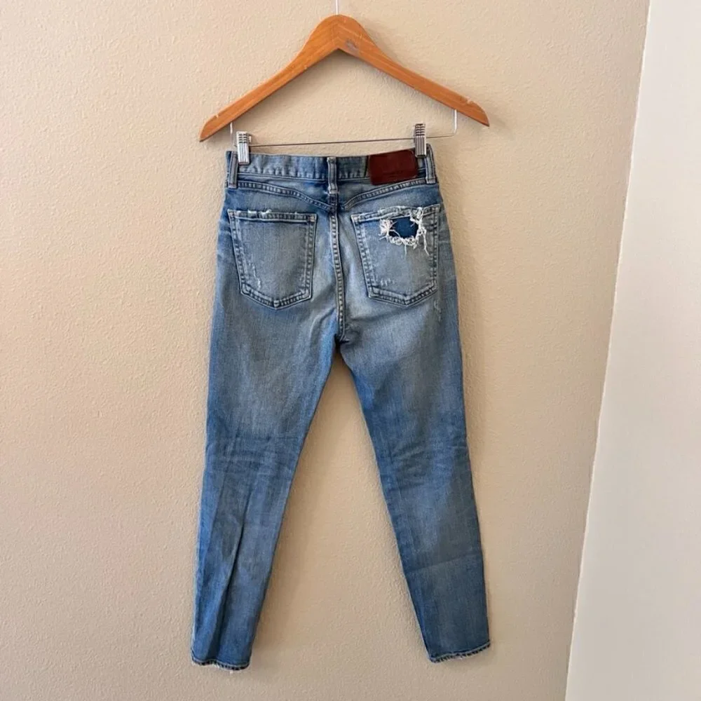 Moussy Vintage Latrobe Distressed Busted Knees‎ Denim Jeans 25‌